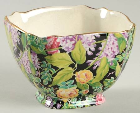 Black Beauty Open Sugar Bowl