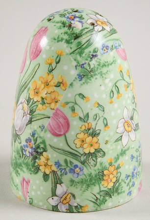 Green Tulip Salt Shaker