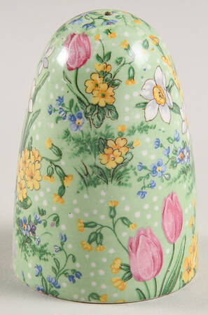 Green Tulip Pepper Shaker