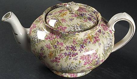 Heather Teapot & Lid