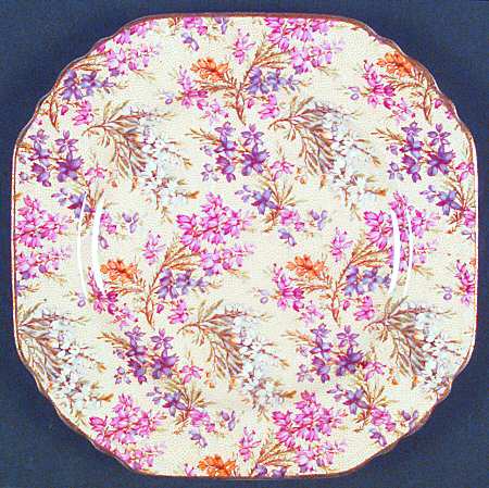 Heather Square Salad Plate