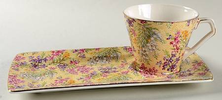 Heather Dessert Plate & Cup Set