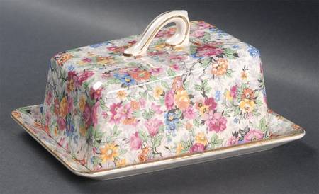 Marina Cheese Dish with Lid (Wedge) by Lord Nelson