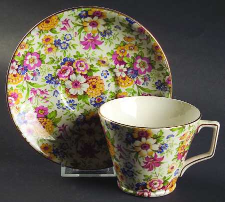 Marigold Flat Cup & Saucer Set