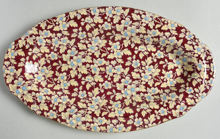 Royal Brocade 12" Oval Serving Platter