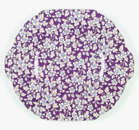 Royal Brocade Square Handled Cake Plate by Lord Nelson