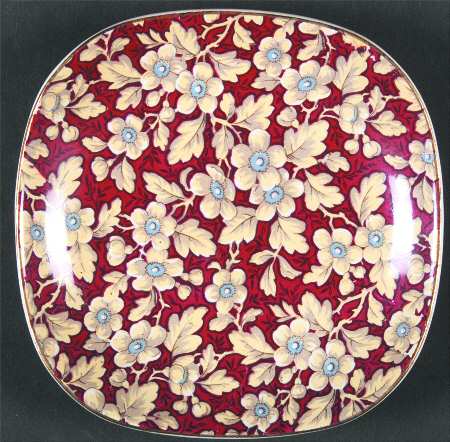 Royal Brocade Square Bread & Butter Plate