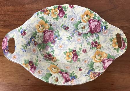 Rose Time 5" Oval Nut Dish