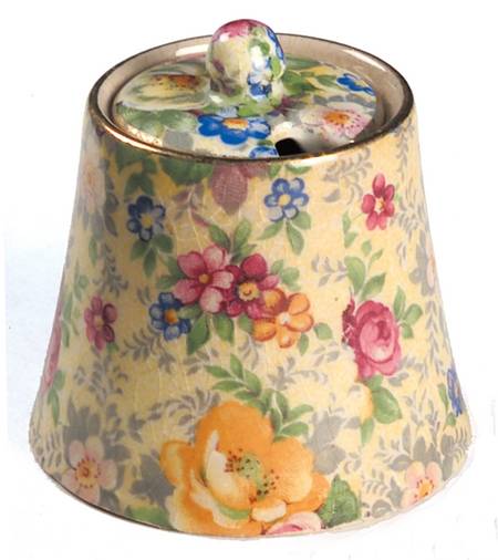 Rose Time Mustard Jar & Lid