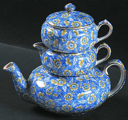 Skylark Mini Teapot Stacking Set (Creamer, Sugar) by Lord Nelson