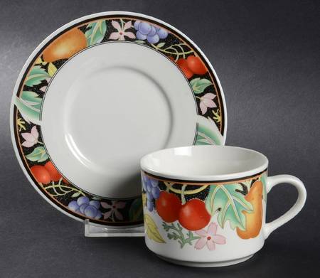 Cocktail Flat Cup & Saucer Set