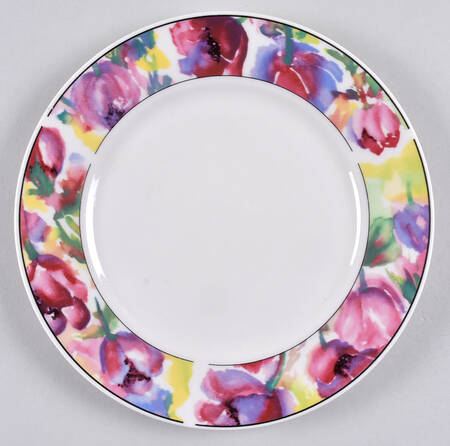 Floral Mist Salad Plate