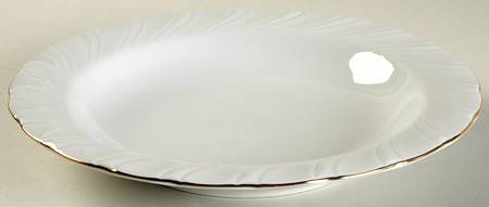 Golden Pearl Large Rim Soup Bowl