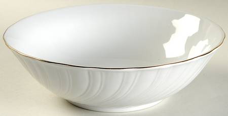 Golden Pearl 9" Round Vegetable Bowl