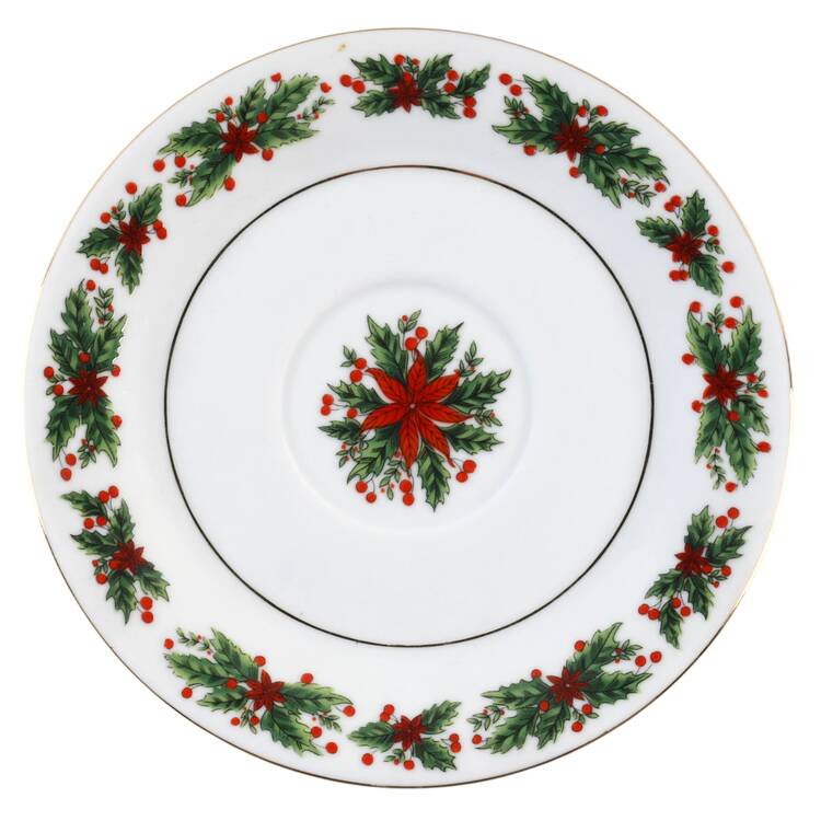 Holly Wreath Saucer