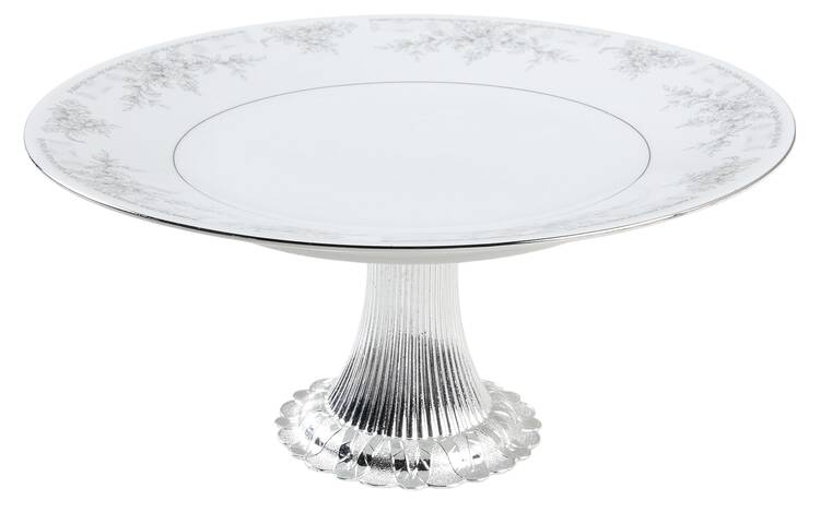 Olivia Cake Stand with 4"-5" Metal Pedestal  Hc