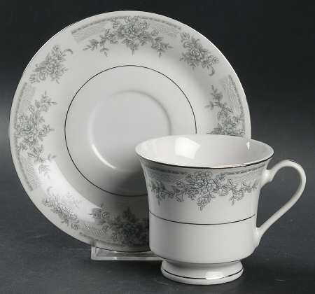 Footed Cup & Saucer Set
