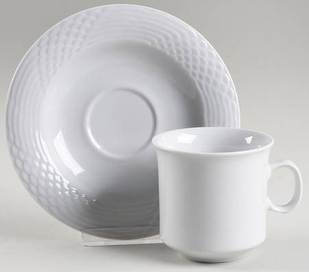 Flat Cup & Saucer Set