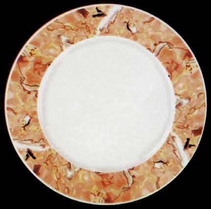 Rose Marble Dinner Plate
