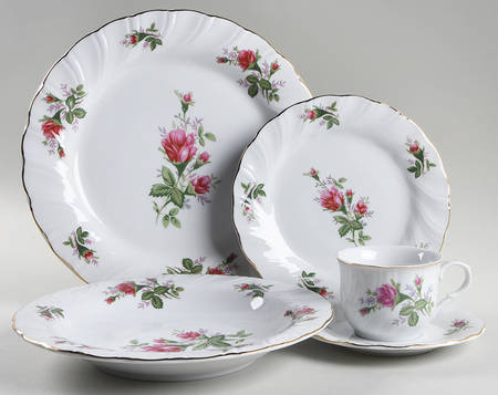 Victorian Rose 5 Piece Place Setting
