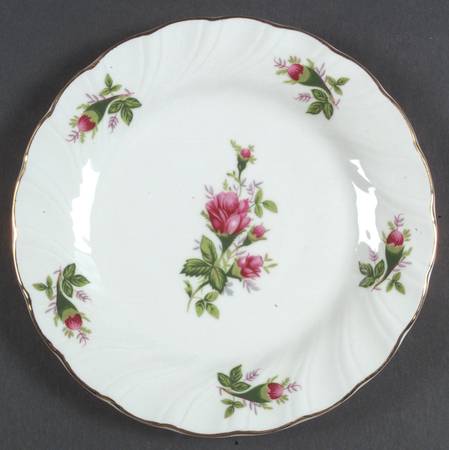 Victorian Rose Salad Plate