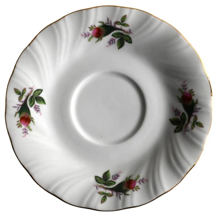 Victorian Rose Saucer