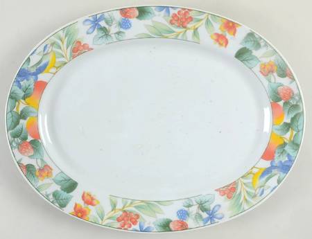 Waterberry 14" Oval Serving Platter