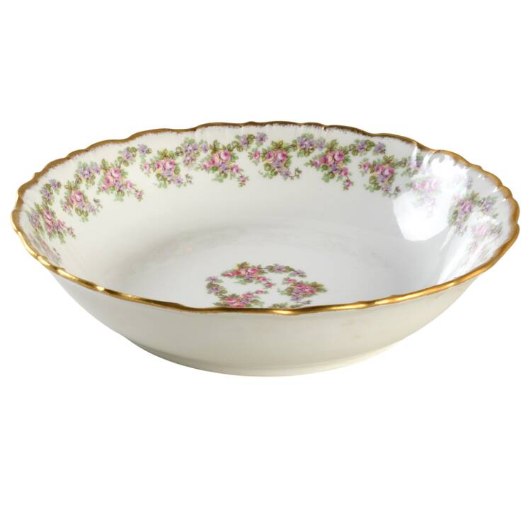 Bridal Wreath 10" Round Vegetable Bowl