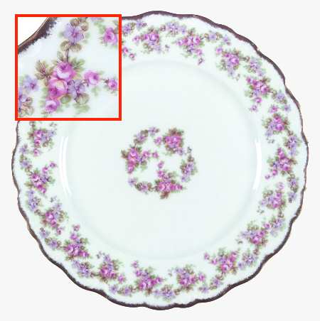 Bridal Wreath Salad Plate