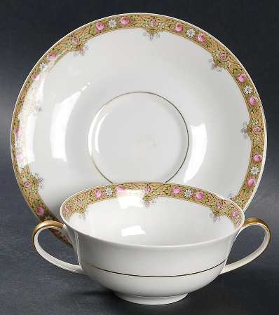 LNT39 Flat Bouillon Cup & Saucer