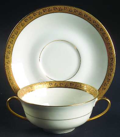 LNT6 Flat Bouillon Cup & Saucer