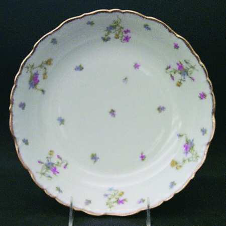 Violets 10" Round Vegetable Bowl