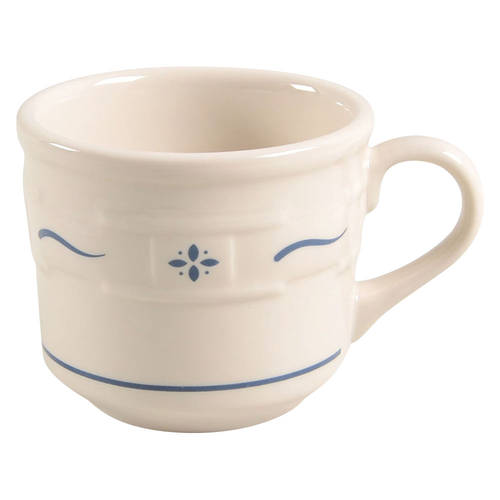 Woven Traditions Classic Blue Flat Cup