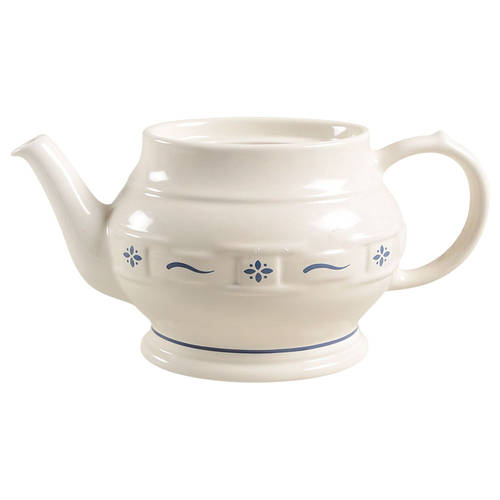 Woven Traditions Classic Blue Teapot No Lid