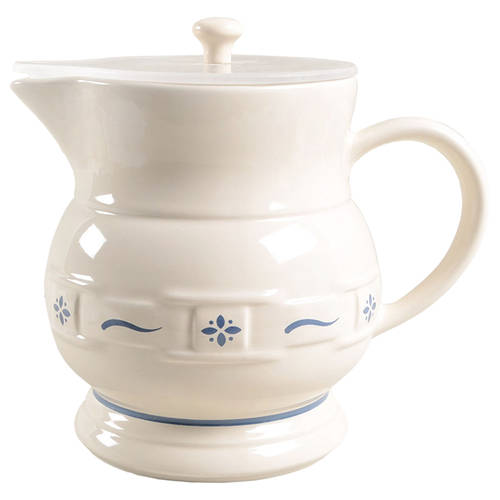 Woven Traditions Classic Blue 64 Oz Pitcher w/Silcone Lid