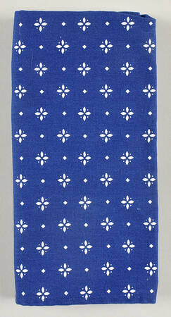 Woven Traditions Classic Blue Cloth Napkin