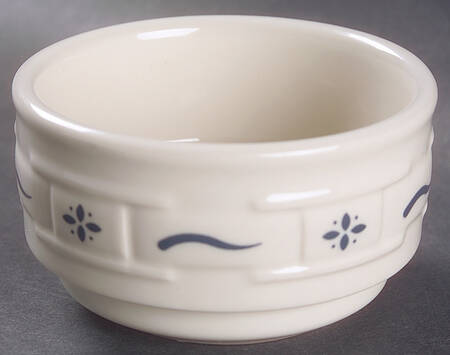 Woven Traditions Classic Blue Custard Cup/Dip