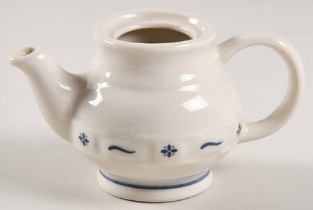 Woven Traditions Classic Blue Mini Teapot No Lid