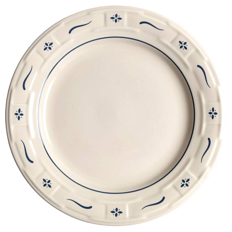 Woven Traditions Classic Blue Dinner Plate