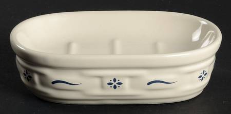 Woven Traditions Classic Blue Soap Dish