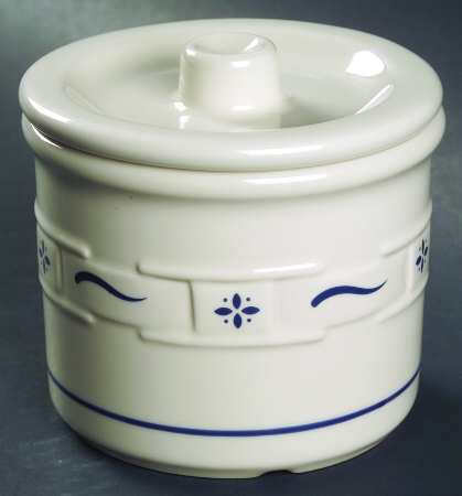 Woven Traditions Classic Blue Candy Jar & Lid