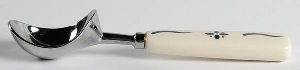 Woven Traditions Classic Blue Ceramic Handled Ice Cream Scoop