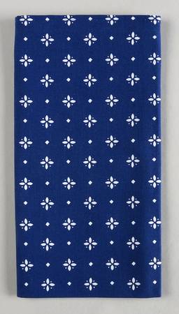 Woven Traditions Classic Blue Cloth Napkin