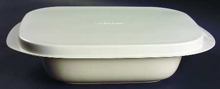 Woven Traditions Classic Blue 11" Sqaure Baker & Plastic Lid