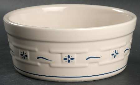 Woven Traditions Classic Blue Pet Bowl