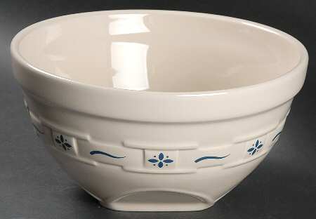 Woven Traditions Classic Blue 9" Mixing Bowl