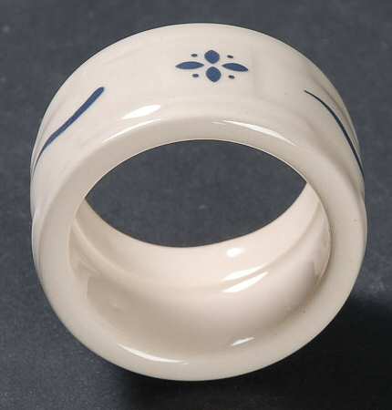 Woven Traditions Classic Blue Napkin Ring