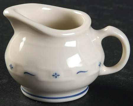 Woven Traditions Classic Blue Miniature Creamer