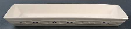 Woven Traditions Classic Blue 13" Tasting Tray