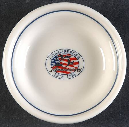 Woven Traditions Classic Blue Miniature Serving Pie Plate